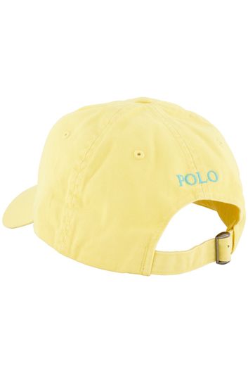 Polo Ralph Lauren cap geel effen 