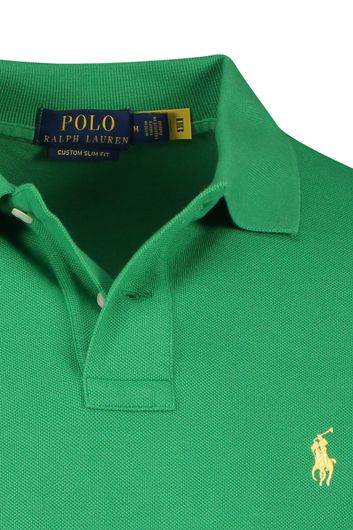 polo Polo Ralph Lauren groen effen katoen normale fit
