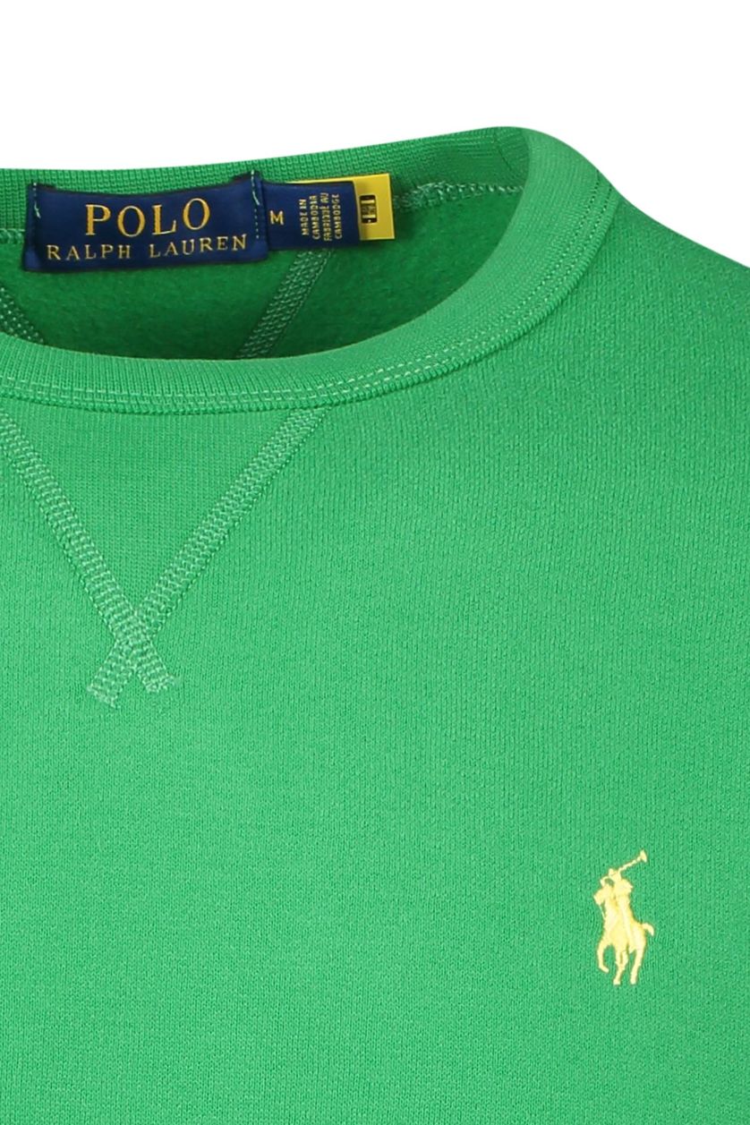 Groene Polo Ralph Lauren trui ronde hals 