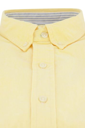 Polo Ralph Lauren casual overhemd Slim Fit geel met logo