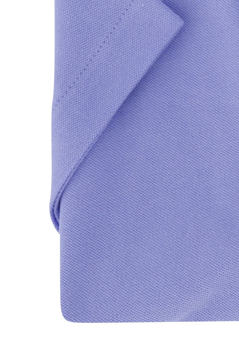 Polo Ralph Lauren casual overhemd Featherweight Mesh korte mouw blauw effen
