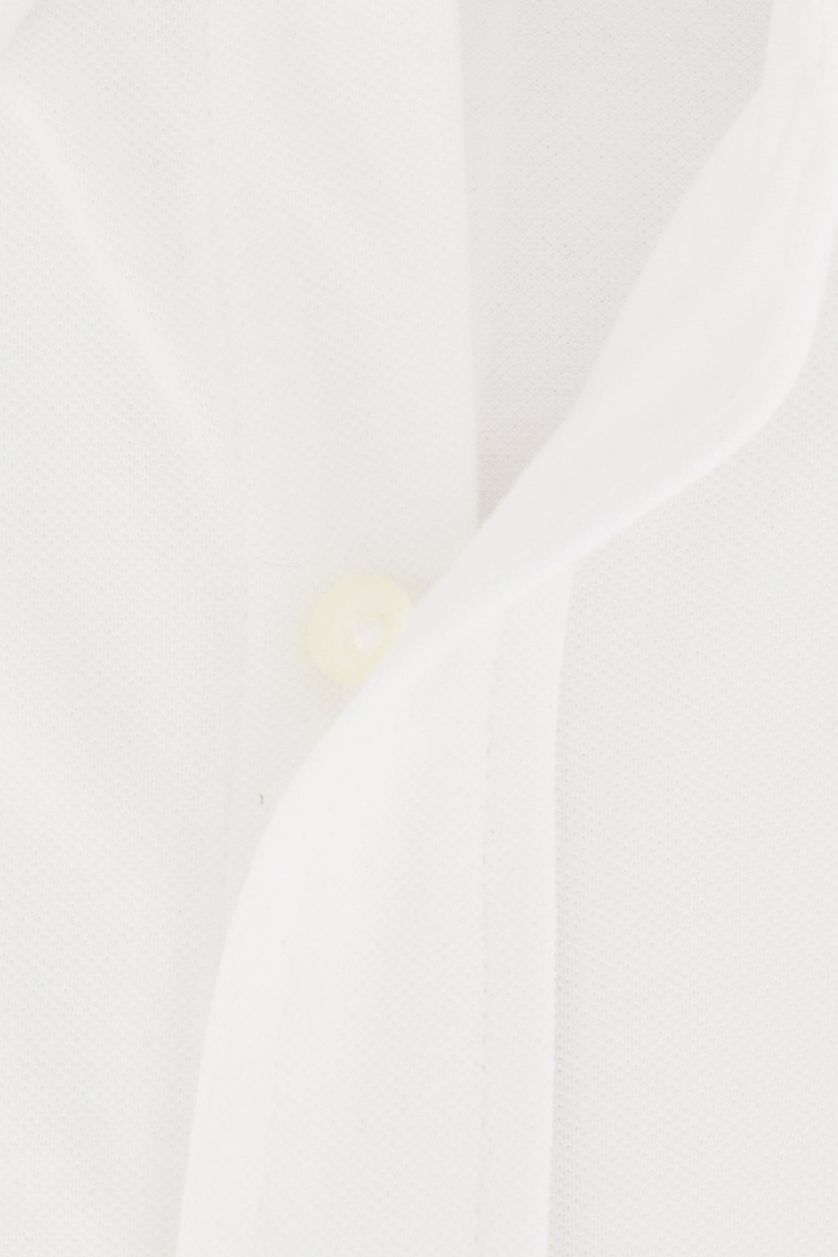 Polo Ralph Lauren casual overhemd korte mouwen wit effen katoen normale fit