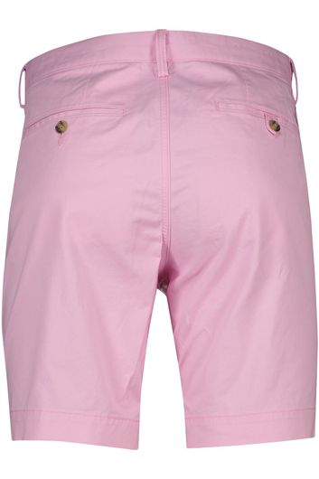 Polo Ralph Lauren straight fit bermuda roze katoen