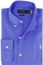 Polo Ralph Lauren casual overhemd Slim Fit blauw effen linnen 100%
