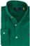 Polo Ralph Lauren casual overhemd Slim Fit groen effen linnen button down boord