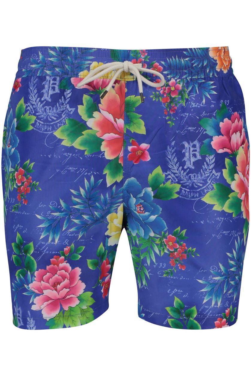 Polo Ralph Lauren zwemshort multicolor bloemen met touwsluiting
