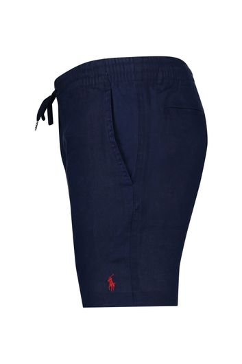 Polo Ralph Lauren bermuda donkerblauw classic fit linnen