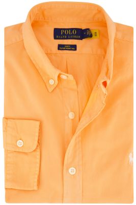 Polo Ralph Lauren Polo Ralph Lauren overhemd oranje katoen
