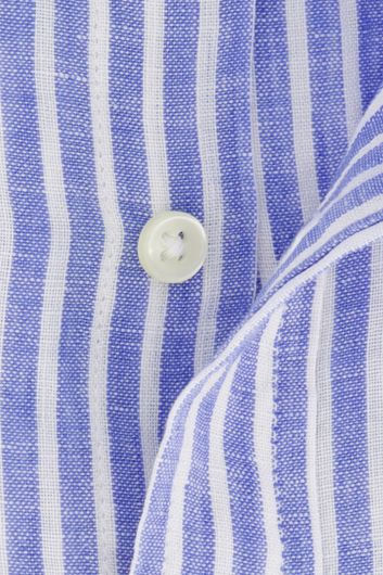 Polo Ralph Lauren overhemd blauw wit gestreept linnen