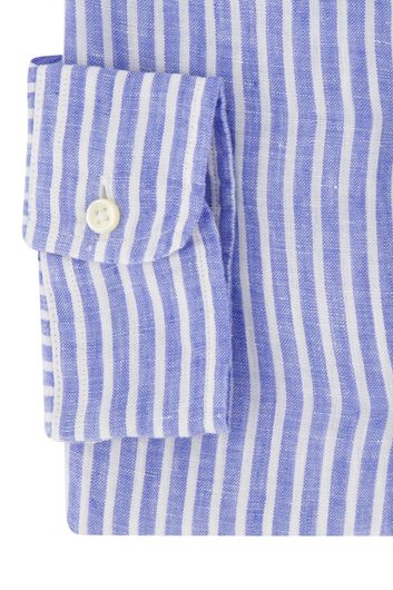 Polo Ralph Lauren overhemd blauw wit gestreept linnen