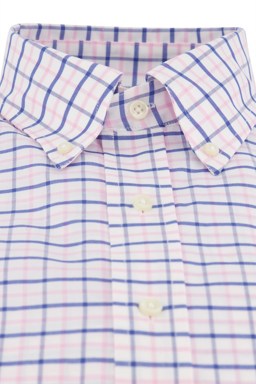 Polo Ralph Lauren business overhemd normale fit wit geruit katoen