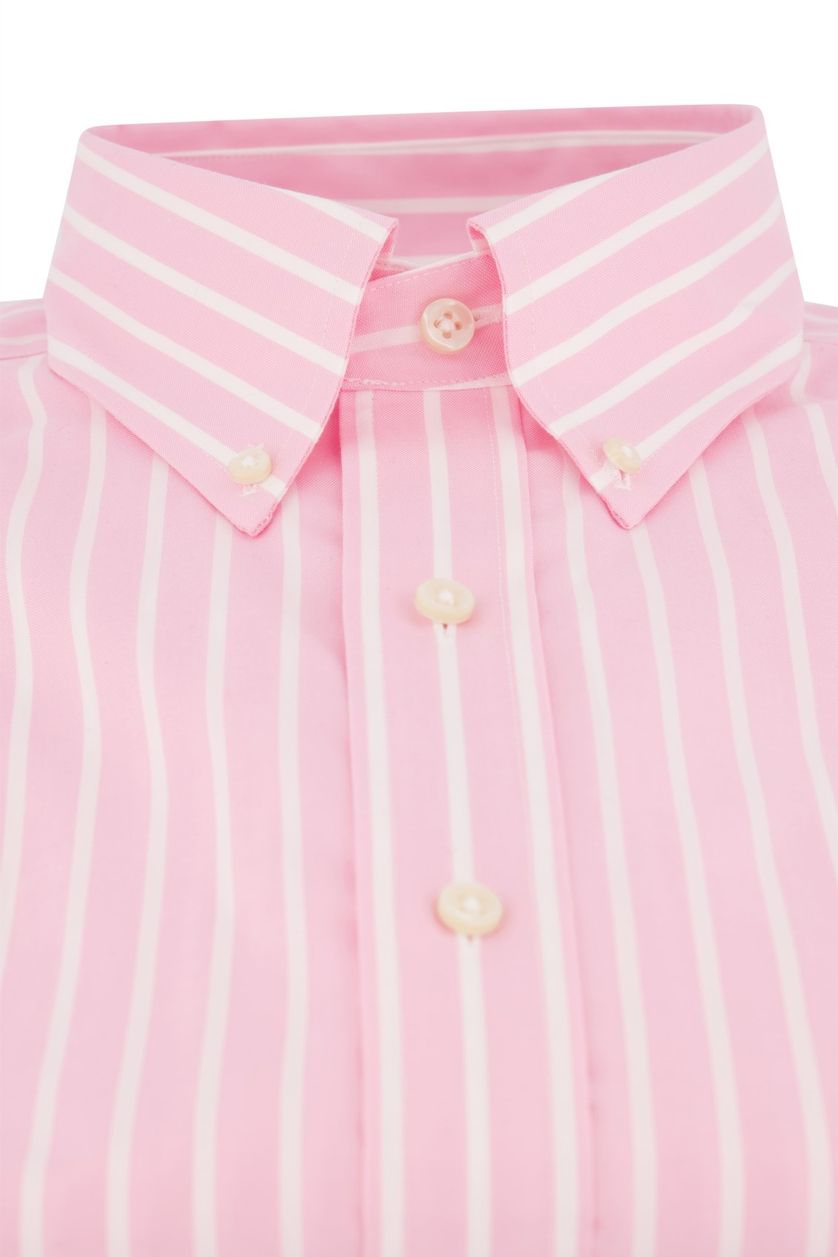 Polo Ralph Lauren zakelijk overhemd Custom Fit roze gestreept katoen 