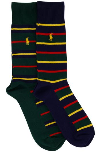 Polo Ralph Lauren sokken groen blauw rood geel katoen