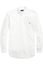 Polo Ralph Lauren casual overhemd normale fit wit effen 100% katoen