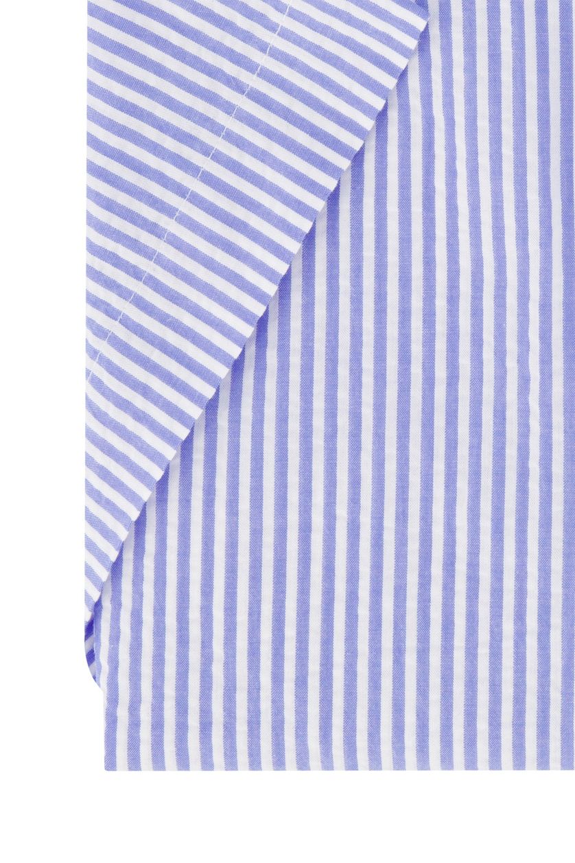 Casual Polo Ralph Lauren overhemd korte mouw normale fit blauw gestreept