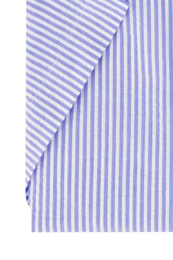 Polo Ralph Lauren overhemd korte mouw normale fit blauw wit gestreept