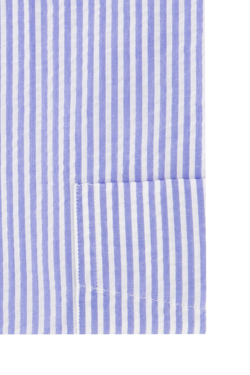 Casual Polo Ralph Lauren overhemd korte mouw normale fit blauw gestreept