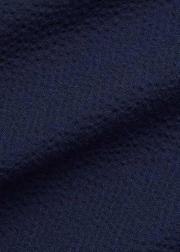 Polo Ralph Lauren Big & Tall overhemd navy katoen korte mouw