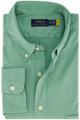 Polo Ralph Lauren Polo Ralph Lauren overhemd groen big & tall katoen