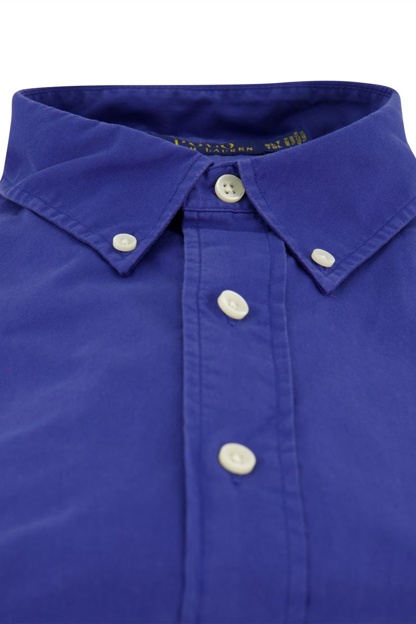 Polo Ralph Lauren overhemd donkerblauw big & tall katoen
