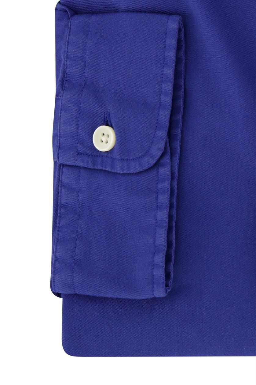 Polo Ralph Lauren overhemd donkerblauw big & tall katoen