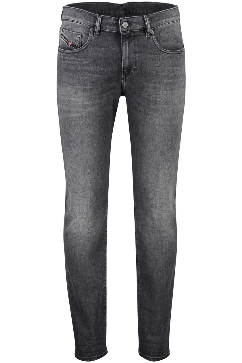 Diesel nette jeans grijs effen katoen D-strukt spijker