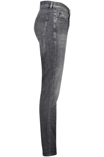Diesel nette jeans D-strukt grijs effen katoen spijker