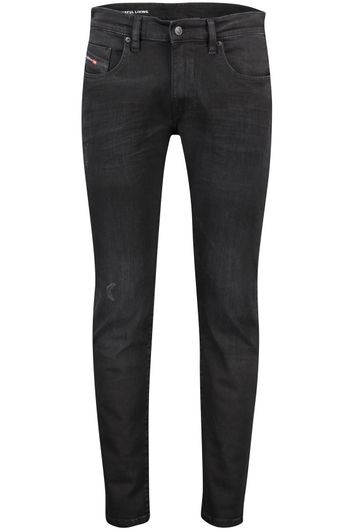 nette jeans Diesel zwart effen katoen D-strukt