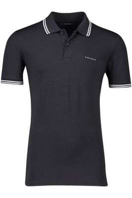 Airforce Airforce polo double stripe donkerblauw