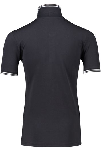 Airforce polo double stripe donkerblauw