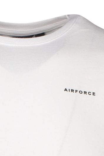 Airforce t-shirt wit basic