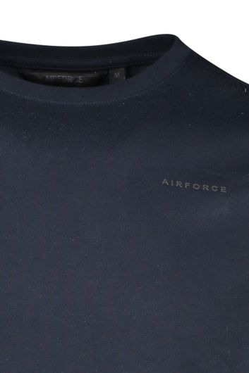 Airforce t-shirt donkerblauw