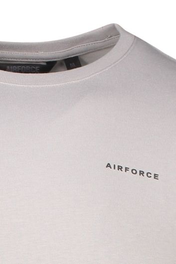 Airforce t-shirt lichtgrijs basic