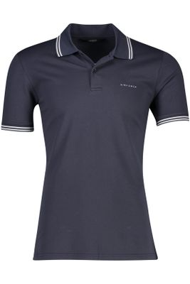 Airforce Airforce polo double stripe  donkerblauw