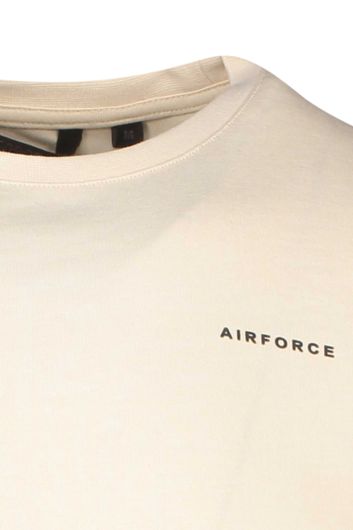 Airforce t-shirt beige basic