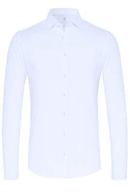 Desoto business overhemd Desoto lichtblauw effen katoen slim fit 