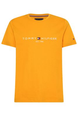 Tommy Hilfiger Tommy Hilfiger t-shirt geel big&tall ronde hals