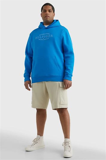 Tommy Hilfiger hoodie blauw Big & Tall