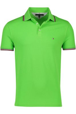 Tommy Hilfiger Tommy Hilfiger polo lime big & tall 3-knoops