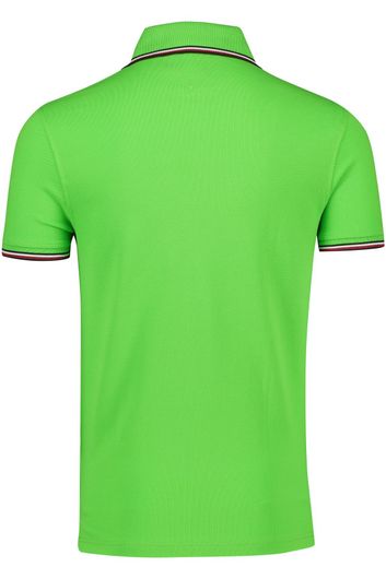 Tommy Hilfiger polo lime big & tall 3-knoops