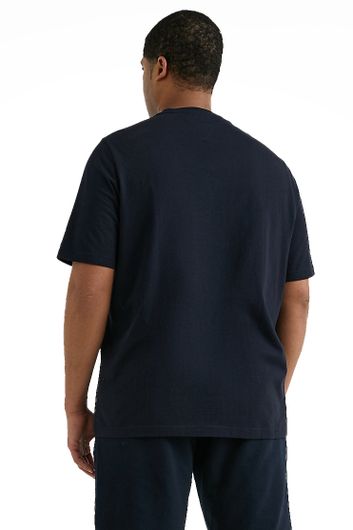 Tommy Hilfiger Big & Tall t-shirt donkerblauw logo