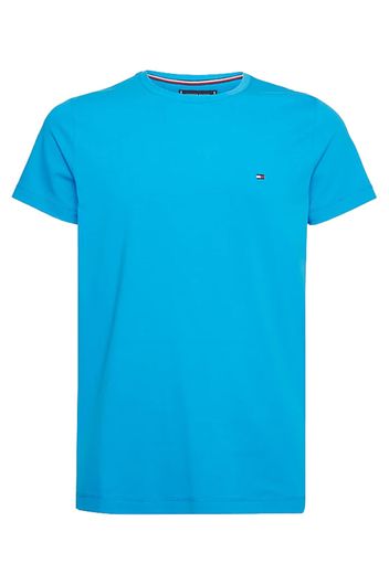 Tommy Hilfiger t-shirt blauw ronde hals katoen 