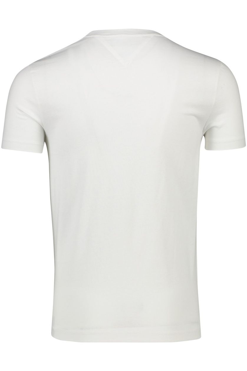 T-shirt Tommy Hilfiger wit ronde hals b&t
