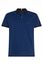 Tommy Hilfiger polo donkerblauw geprint wijde fit big & tall