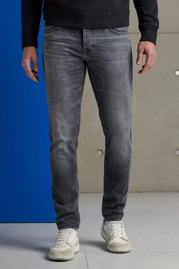 jeans Cast Iron grijs effen 