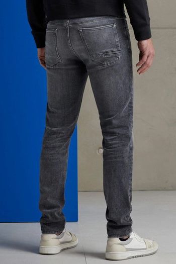 Cast Iron jeans grijs effen met zakken