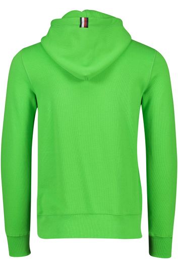 Tommy Hilfiger sweater groen met print katoen