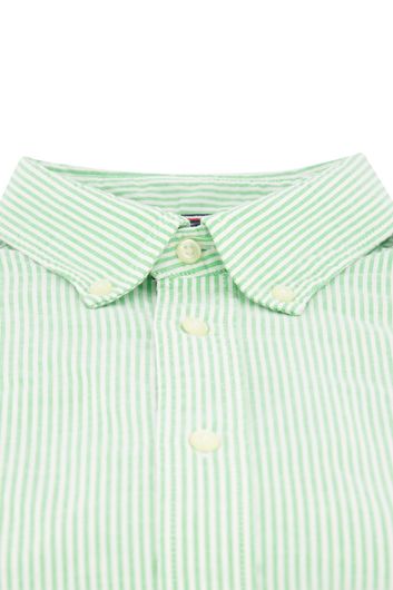 Tommy Hilfiger overhemd groen gestreept