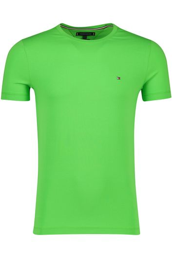 Tommy Hilfiger t-shirt lime groen effen
