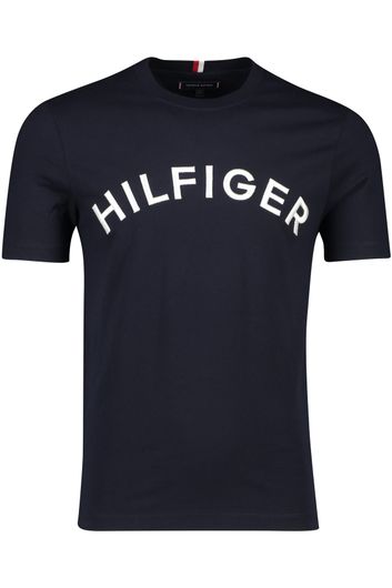 Tommy Hilfiger t-shirt donkerblauw met opdruk logo